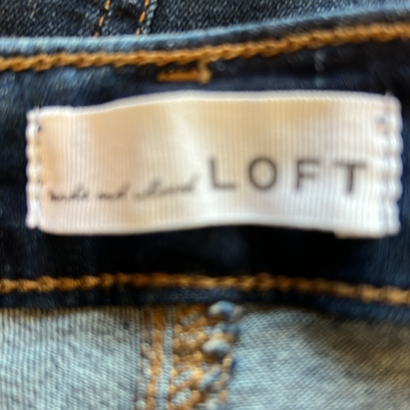 NWT LOFT Curvy Skinny Crop Pants, Size 12 Petite - Picture 4 of 8